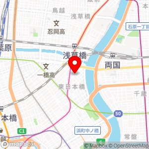 東洋CARMAX 東日本橋の地図