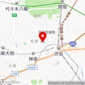 タイムズ道玄坂通【ハイルーフ：車高205cmまで】の地図