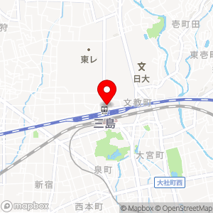 タイムズ 三島駅北口広場の地図