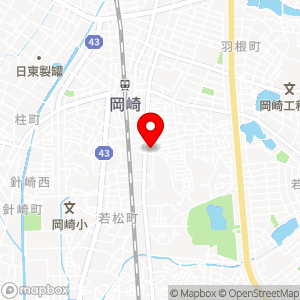 ファミリーマート 岡崎針崎店の地図