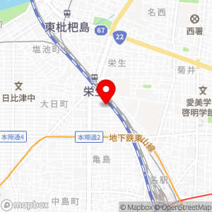 名鉄協商パーキング 栄生南第2の地図
