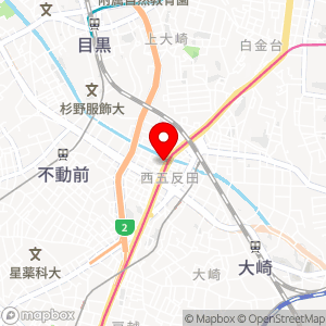 ファミリーマート 西五反田二丁目店の地図