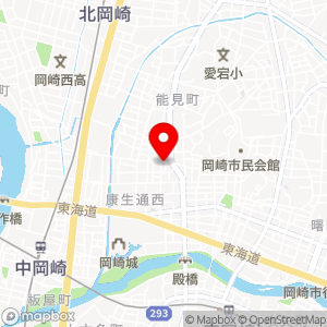 ファミリーマート 岡崎材木町店の地図