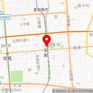 セブン-イレブン 名古屋栄森の地下街店の地図
