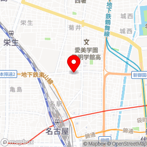 ローソンストア100 名古屋名駅二丁目店の地図