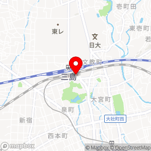 ベルマート キヨスク三島南口の地図