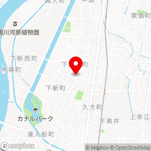 ローソン 富山下新本町店の地図