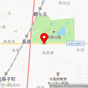 タイムズ デニーズ長居公園店の地図