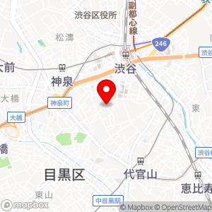 セブン-イレブン 渋谷鶯谷町店の地図