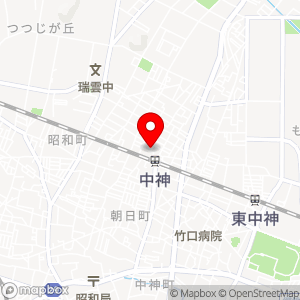 名鉄協商パーキング 中神SSの地図