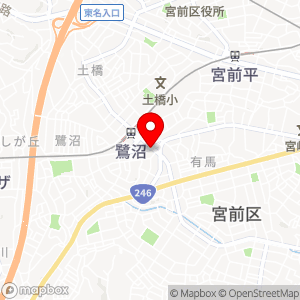 セブン-イレブン 川崎鷺沼中央店の地図