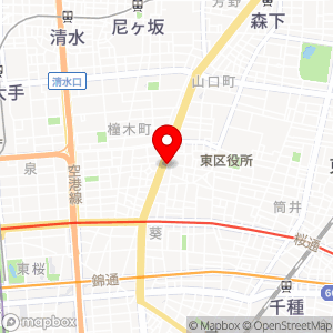 名鉄協商パーキング 代官町の地図