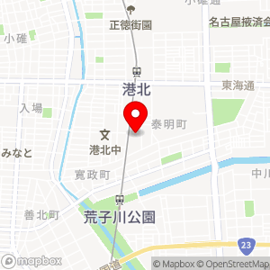泰明南荘駐車場の地図