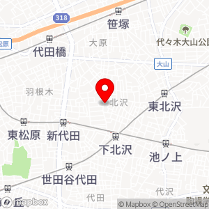 ローソン 下北沢成徳前店の地図