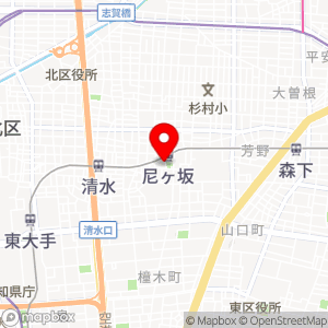 FK大杉1丁目パーキングの地図