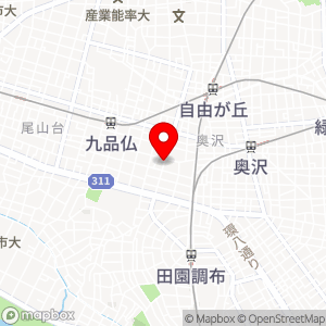 ファミリーマート 玉川田園調布二丁目店の地図
