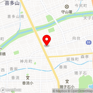 【３棟北】引山荘駐車場の地図