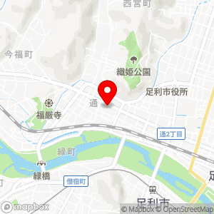 ローソン 足利通五丁目店の地図