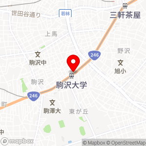 ファミリーマート 駒沢大学駅西口店の地図