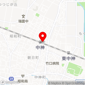 Parking in 中神駅前の地図