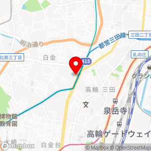 タイムズ 白金第6の地図