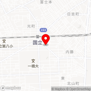 NTTル・パルク 国立第1の地図
