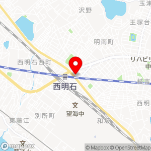 ウオッシュ＆フォールド 西明石店の地図