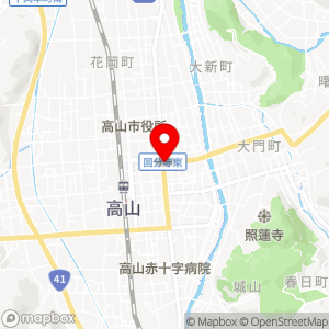 名鉄協商パーキング 高山国分寺通り第2の地図