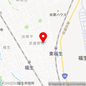 セブン-イレブン 福生武蔵野台1丁目店の地図