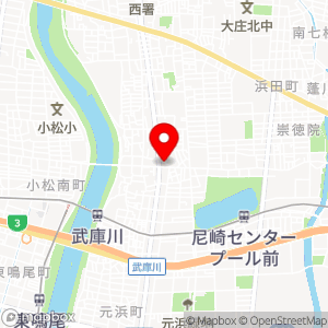 ローソン 尼崎大庄西町三丁目店の地図