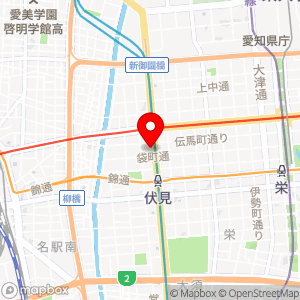 セブン-イレブン 名古屋伏見通錦店の地図