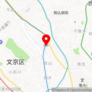 セブン-イレブン 文京白山1丁目店の地図