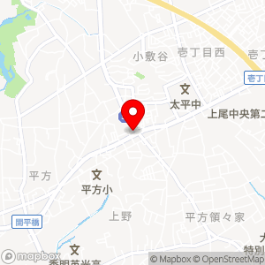 ローソン 上尾上野店の地図
