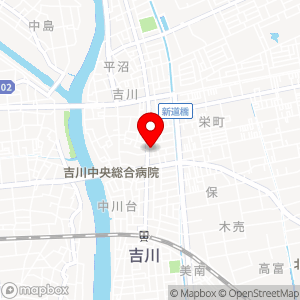 ファミリーマート 吉川平沼一丁目店の地図