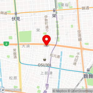 ローソン 中区大須三丁目店の地図
