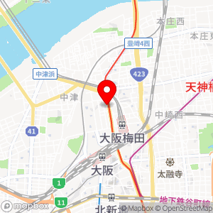 ファミリーマート 芝田二丁目店の地図