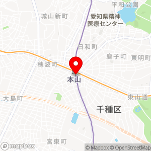 ファミリーマート 名城線本山駅/S店の地図