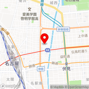 名鉄協商パーキング 国際センター北の地図