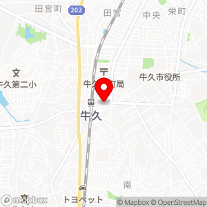三井のリパーク 牛久駅東口第2の地図