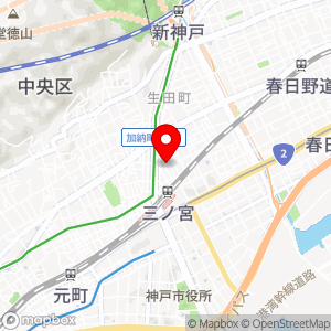タイムズ 三宮駅前第7の地図
