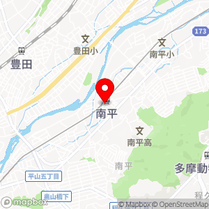 デイリーヤマザキ 京王南平店の地図