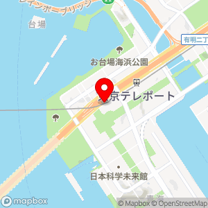 三井のリパーク ダイバーシティ東京プラザ駐車場の地図