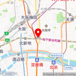 ファミリーマート 曽根崎二丁目店の地図