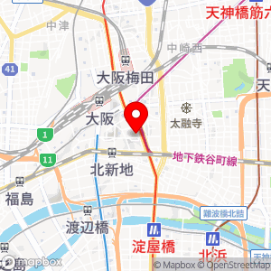 ファミリーマート 大阪駅前第四ビル店の地図