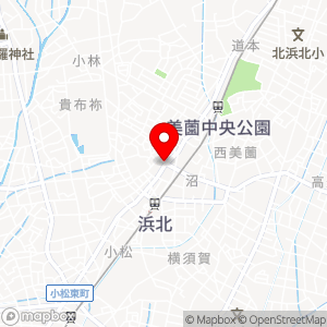 ミユキショップ サポートランドリー浜北店の地図