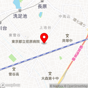 東急ストア 上池台店の地図