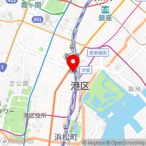名鉄協商パーキング 東新橋の地図