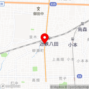 三井のリパーク 八田駅前の地図