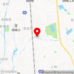セブン-イレブン 岡崎若松町店の地図
