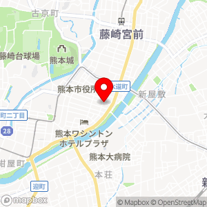 三井のリパーク 熊本中央街の地図